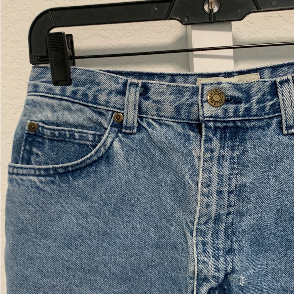 Vintage Jones Wear Distressed Cut Off Jean Shorts - Picture 2 of 8
